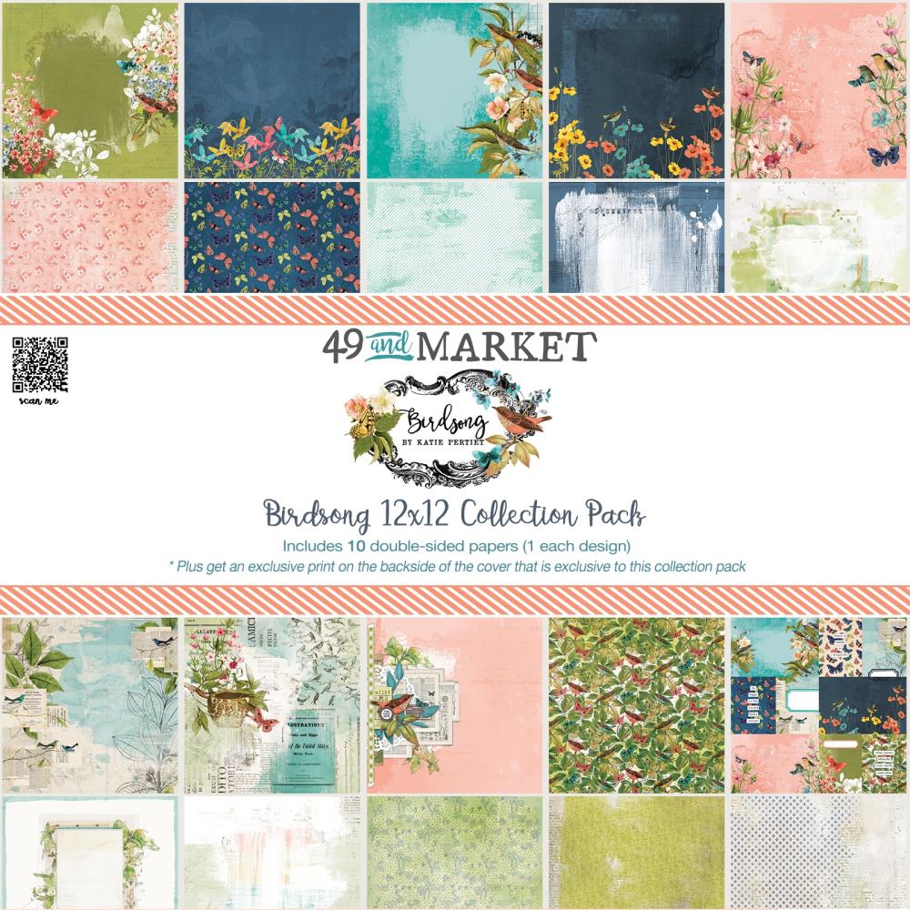 49 and Market Birdsong papierset