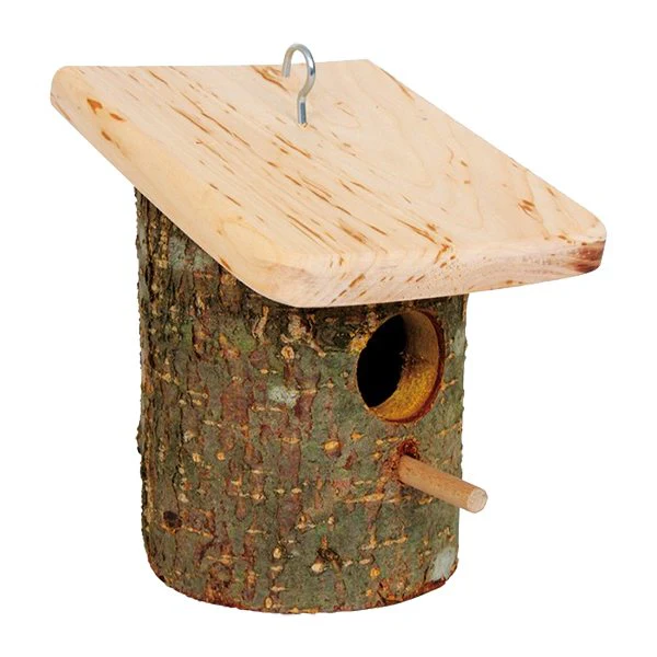 “Schattig schuindak vogelhuisje!”