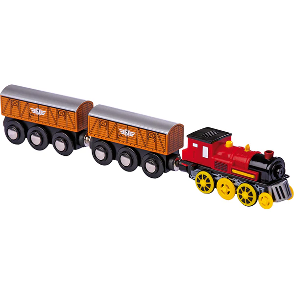 “Rode trein met twee wagons om mee te spelen!”