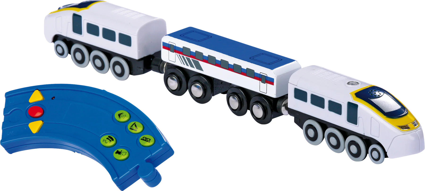 “Super snelle trein met afstandsbediening!”