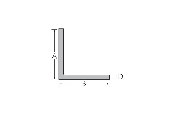 Hoekprofiel 15x15x2,5 mm
