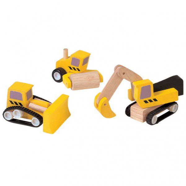 “Geel Werk aan de Weg Speelset van Plantoys!”