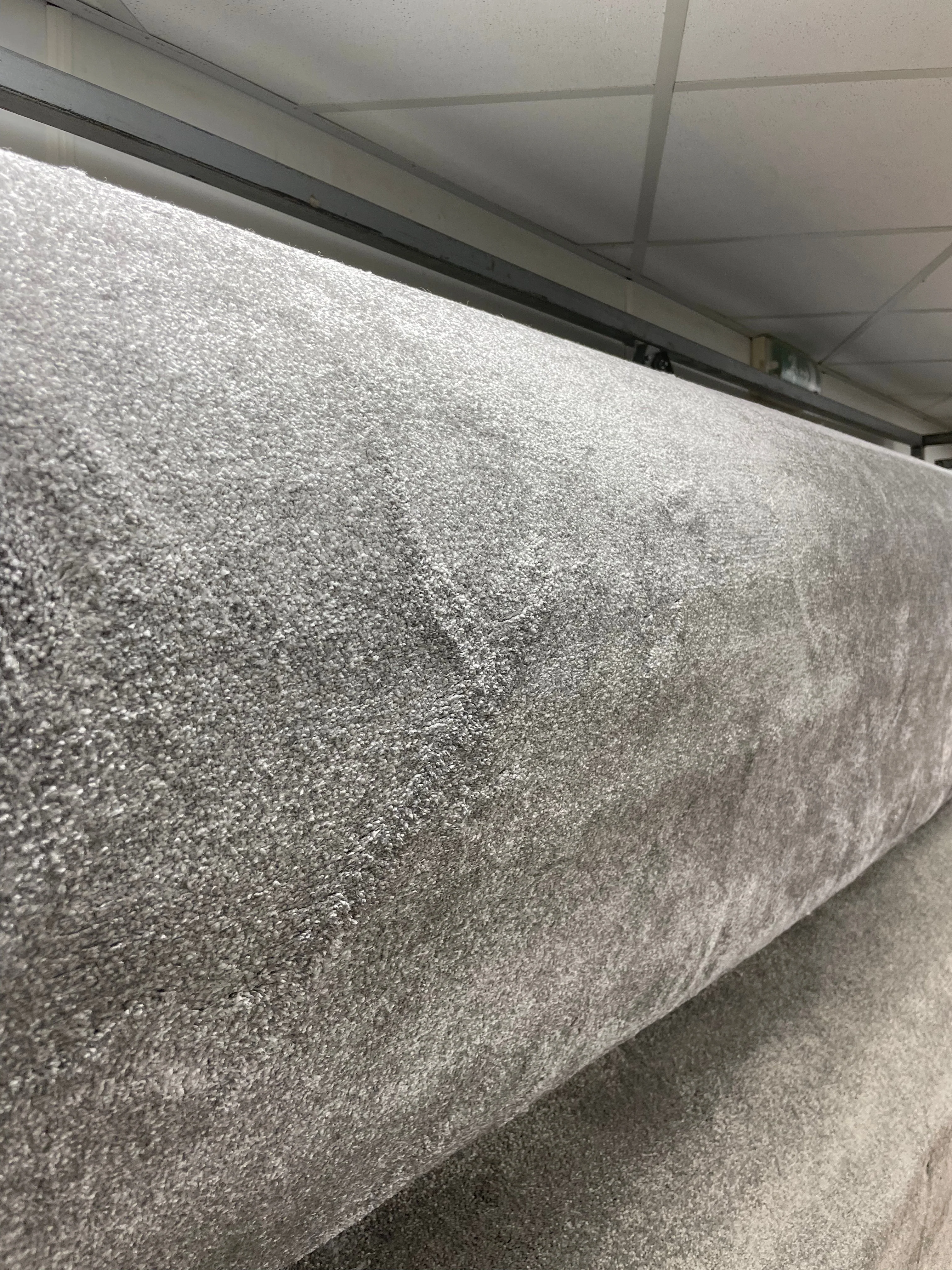 Actie Tapijt Grijs Comfort en Zacht 400cm Breed