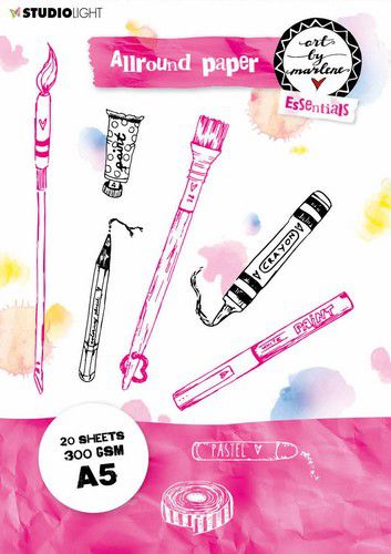 Art by Marlene – Allround Paper 20 sheets 300 gsm A5