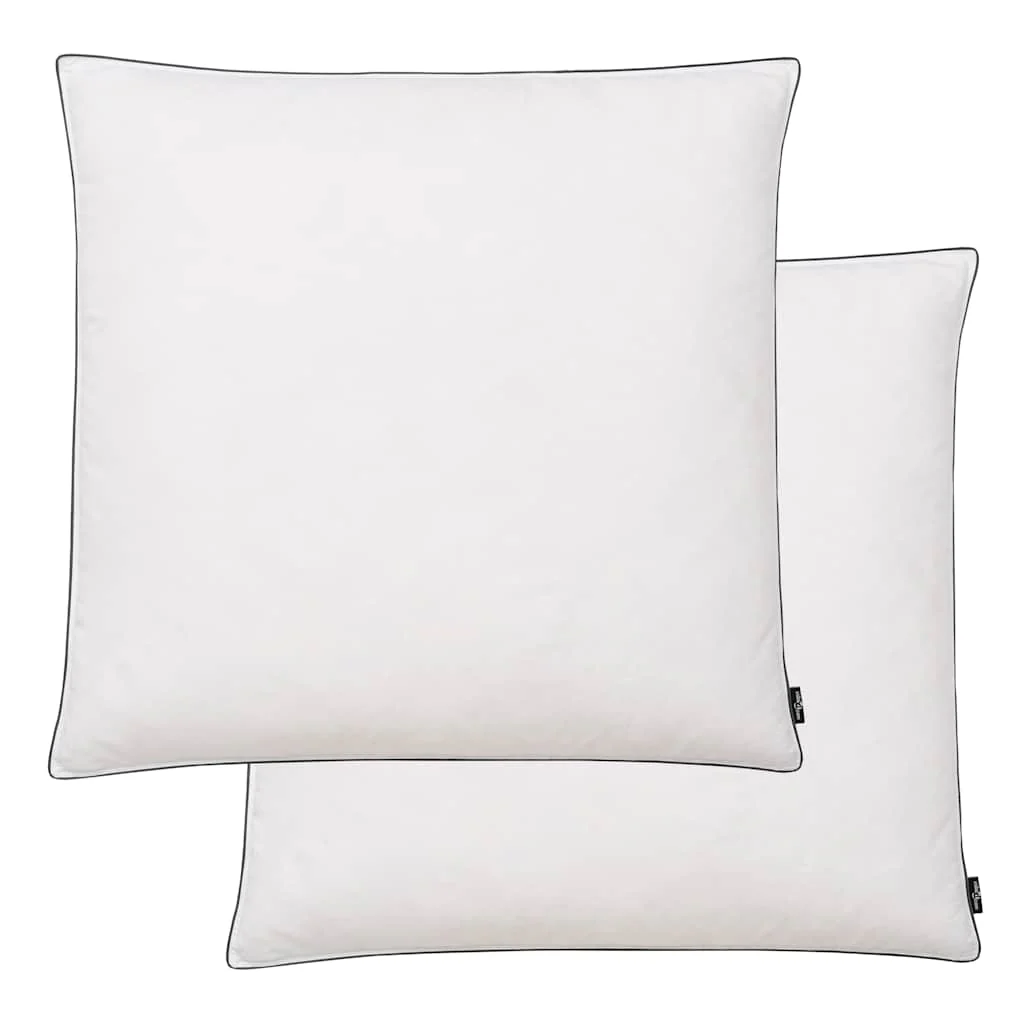 vidaXL Kussens 2 st verenvulling 80×80 cm wit