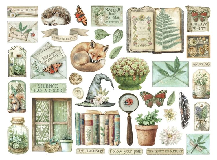Stamperia –  Herbarium Silvae – Die Cuts
