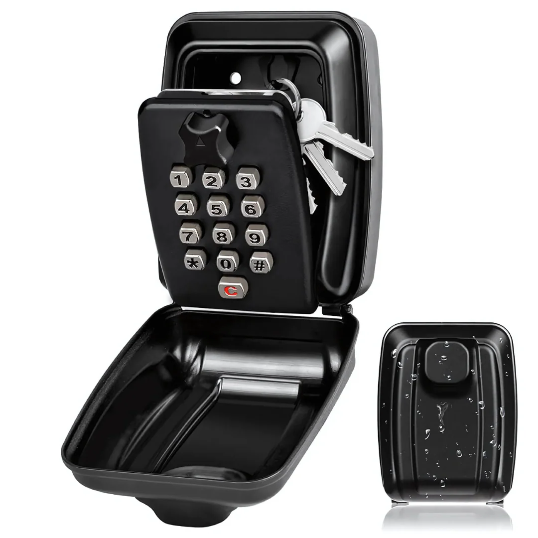 KeyGuard Buitenkluis – Weerbestendige Wandgemonteerde Sleutelkast