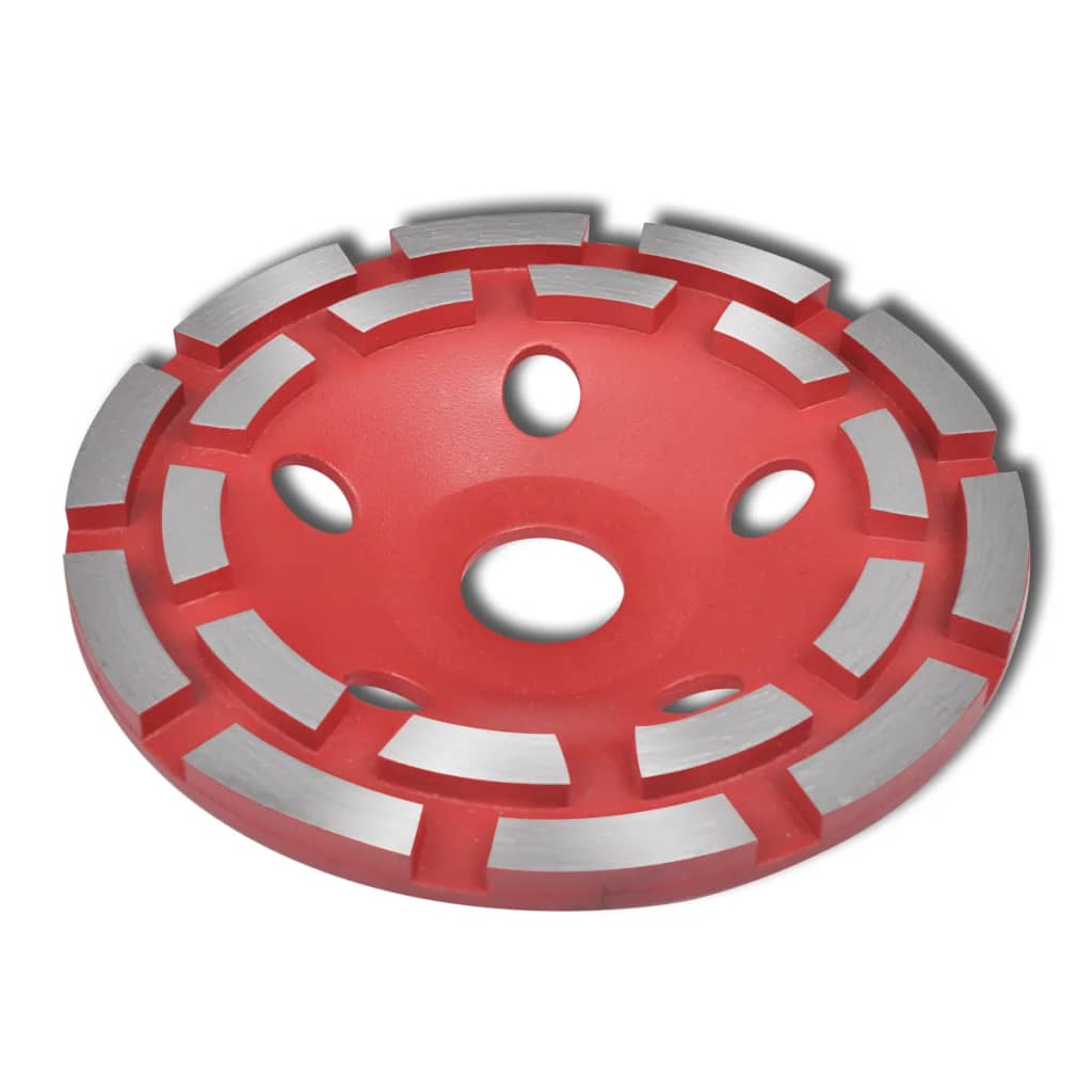 vidaXL Diamantslijpwiel met dubbele rij 180 mm