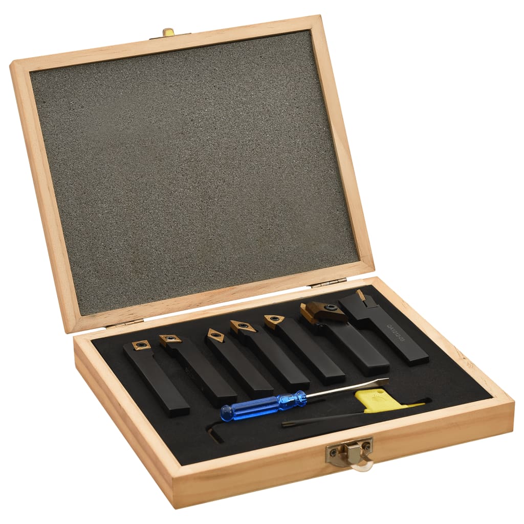 vidaXL 12-delige Draaigereedschapsset indexeerbaar 70 mm 8×8 mm
