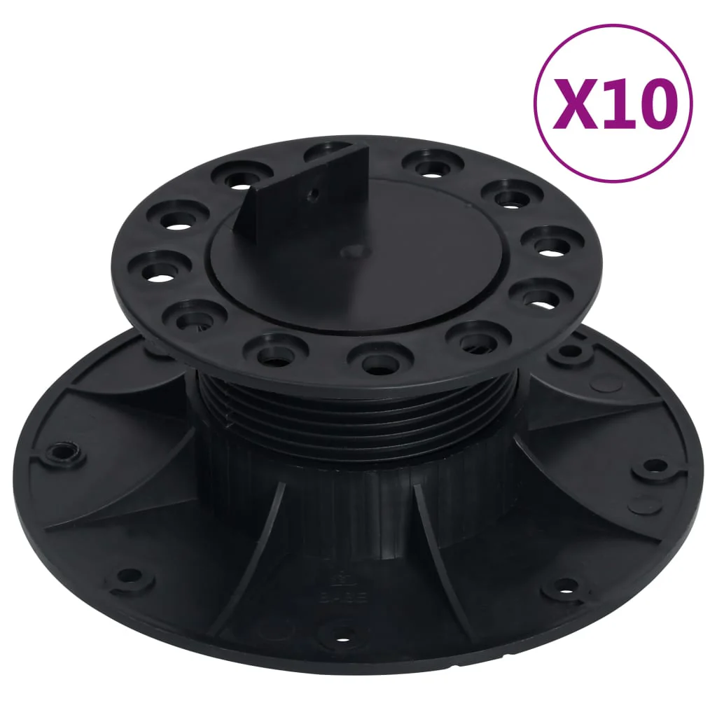vidaXL Terrasdragers verstelbaar 10 st 60-88 mm