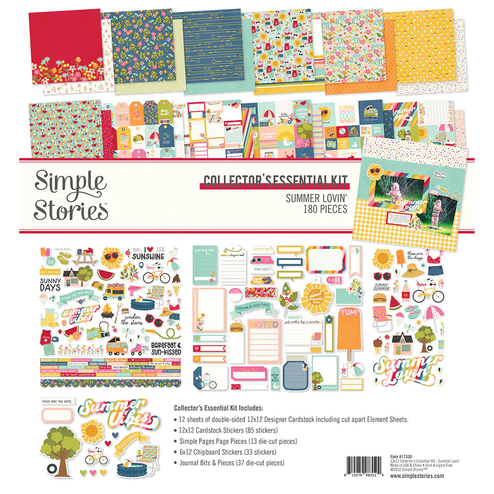 Simple Stories – Summer Lovin’ Collector’s Essential Kit