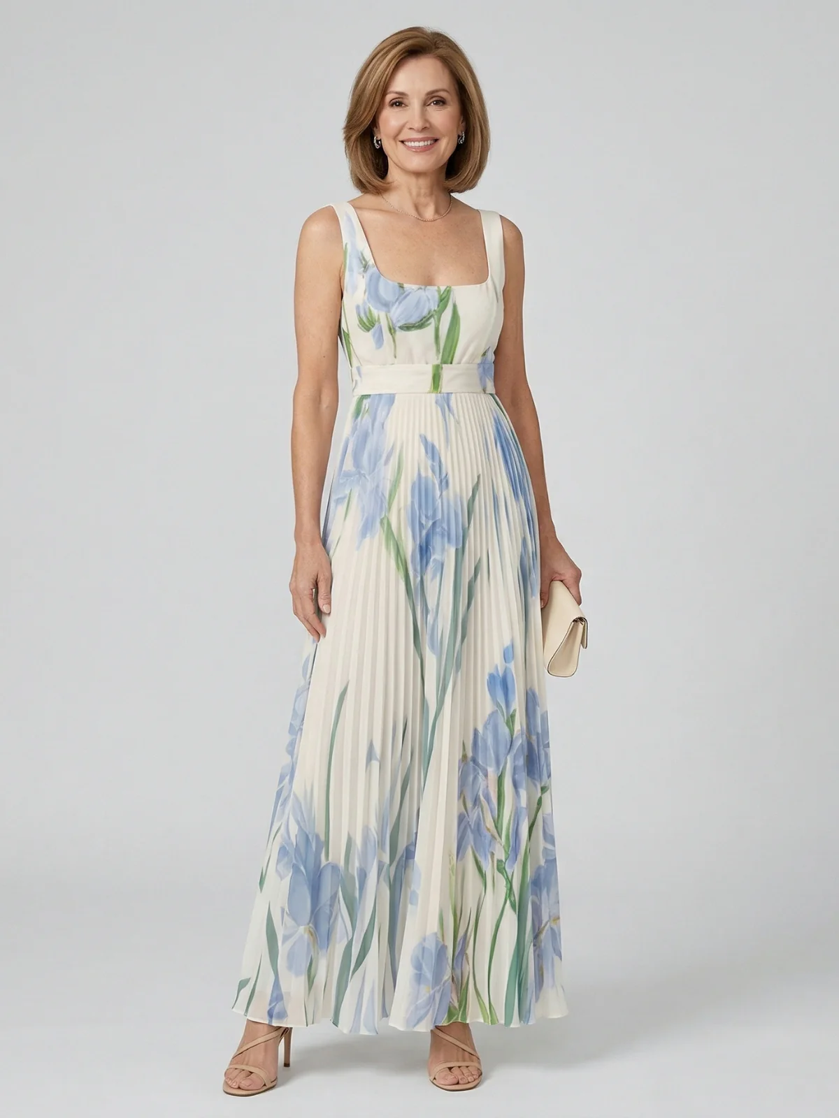 BloesemLuxe Maxi Jurk Met Bloemenprint