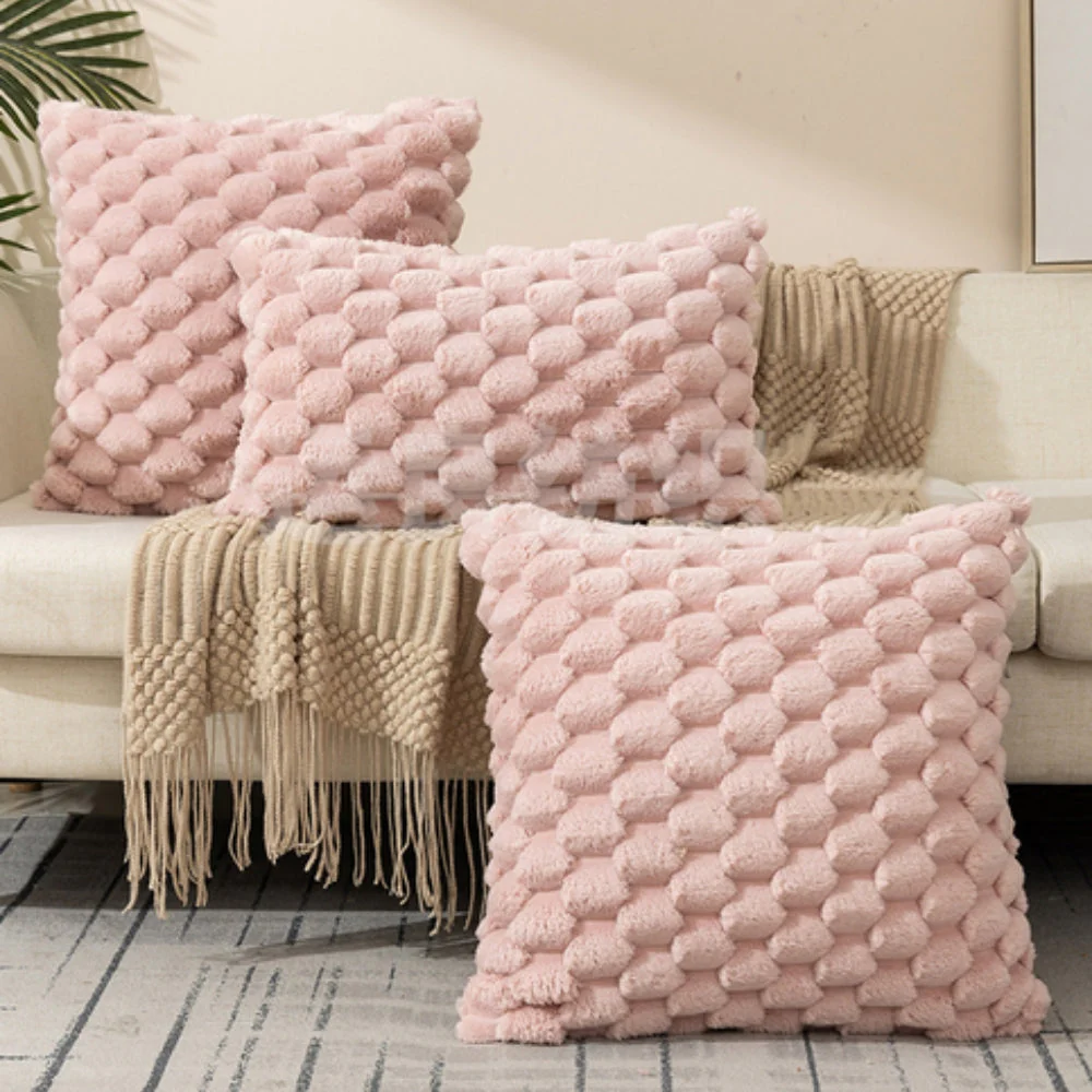 FluweelZacht Kussenhoes – Ultrazachte Pluche Hoes voor Bank of Bed