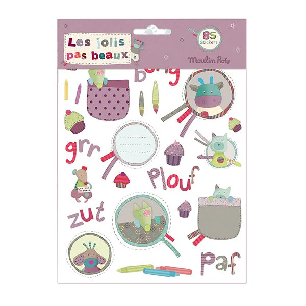 “Paarse Stickers van Moulin Roty”