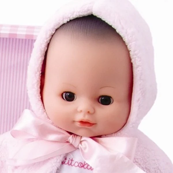“Roze Koffer met Schattige Babypop van Petit Collin”