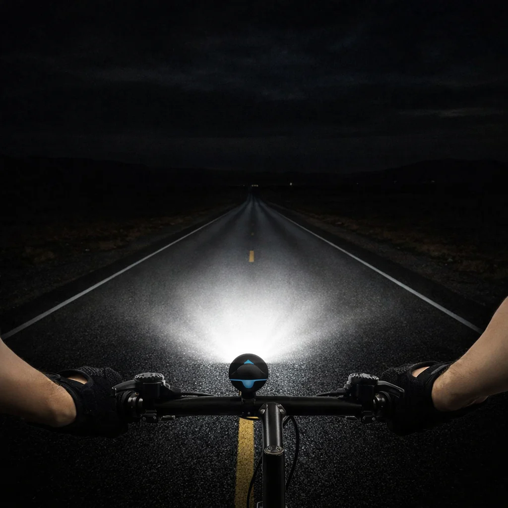FietsLamp Hoorn Combo – 3-in-1 LED Koplamp met Geluid