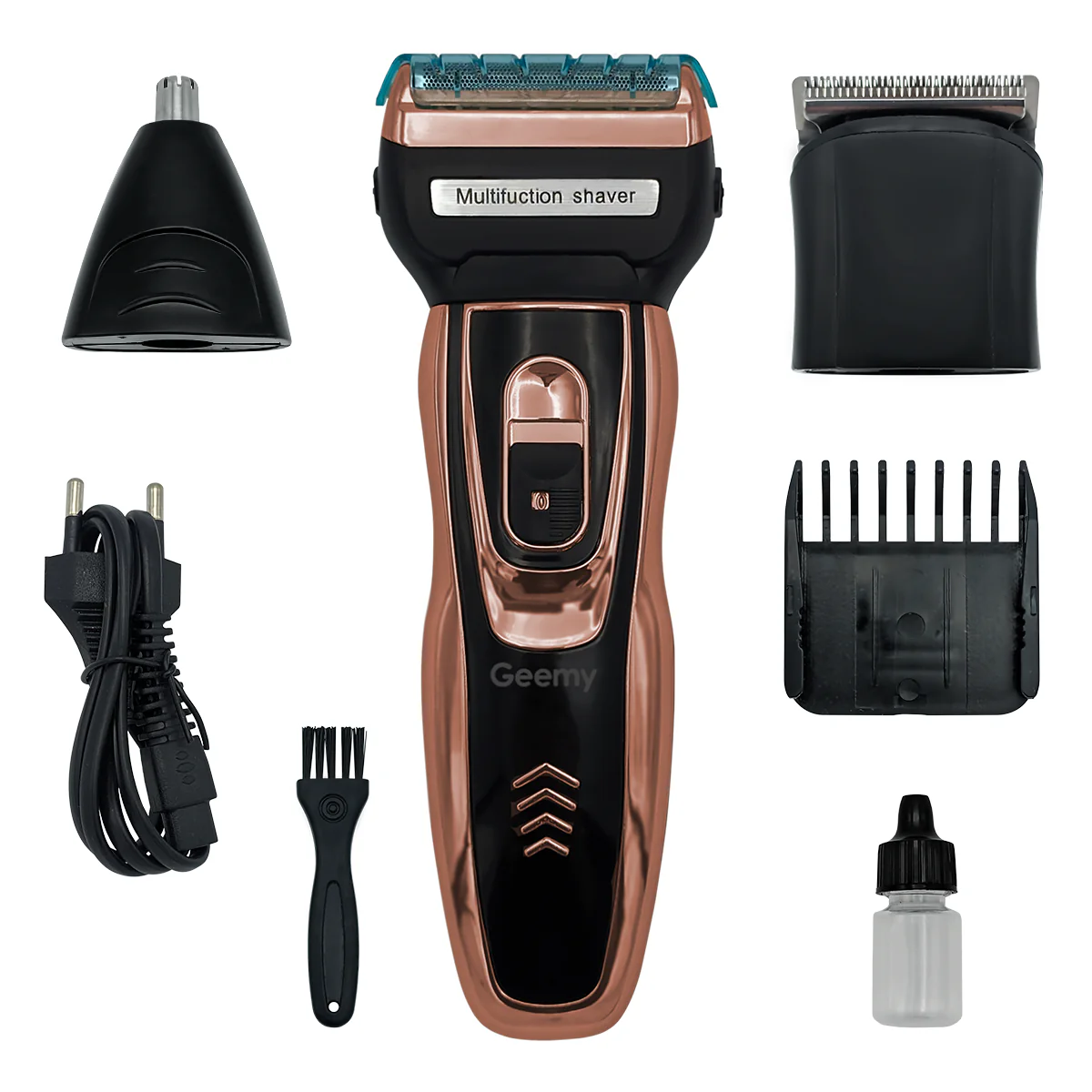 ProCare 3-in-1 Trimmer – Draadloze Baardtrimmer, Neushaartrimmer en Scheerapparaat