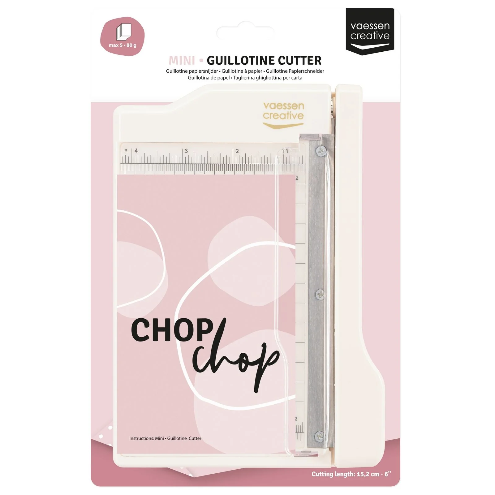 Vaessen Creative – Mini Guilotine Cutter – Papiersnijder Vaessen Creative – Mini Guilotine Cutter – Papiersnijder