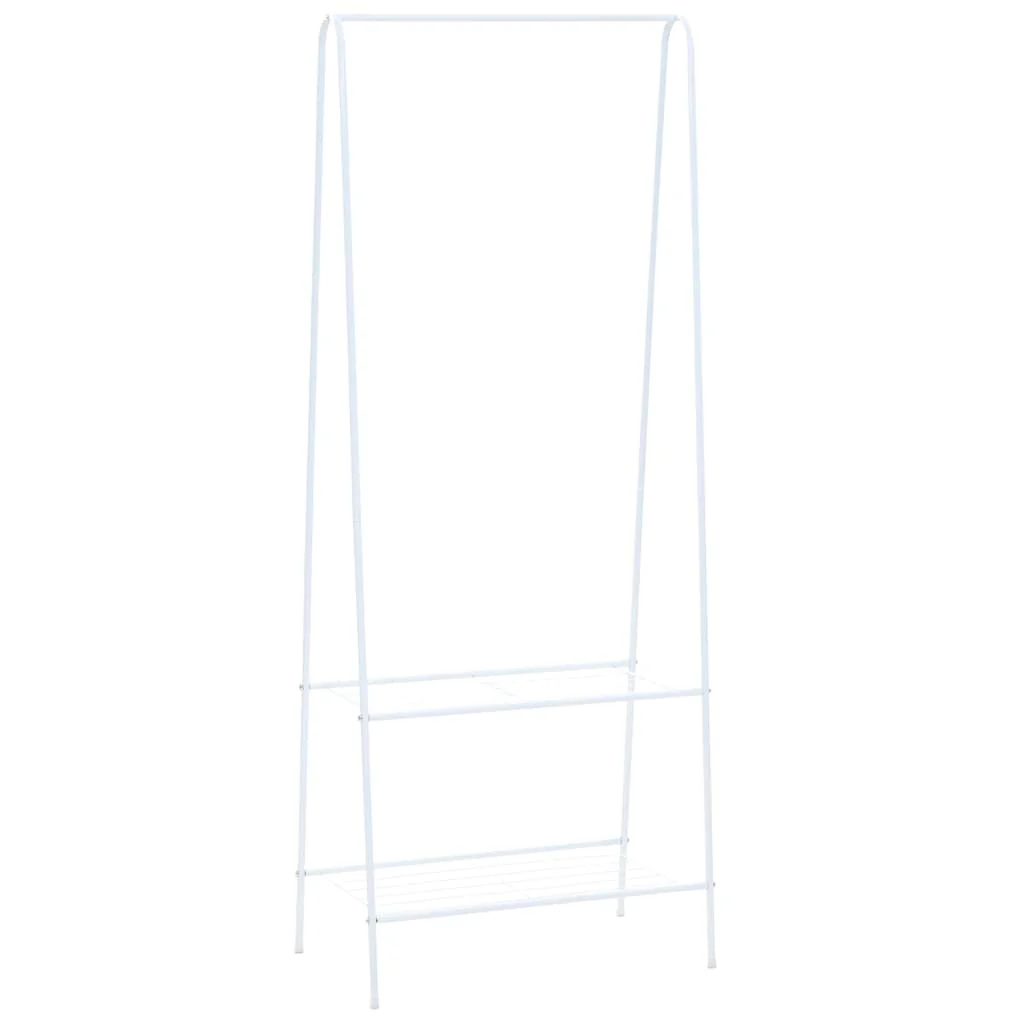 vidaXL Kledingrek 59x35x150 cm wit