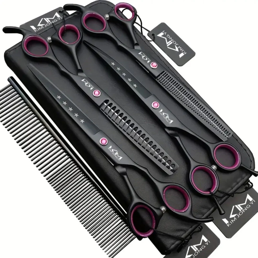 TrimPro Huisdierentrimmerset – Complete Scharenset voor Precieze Vachtverzorging