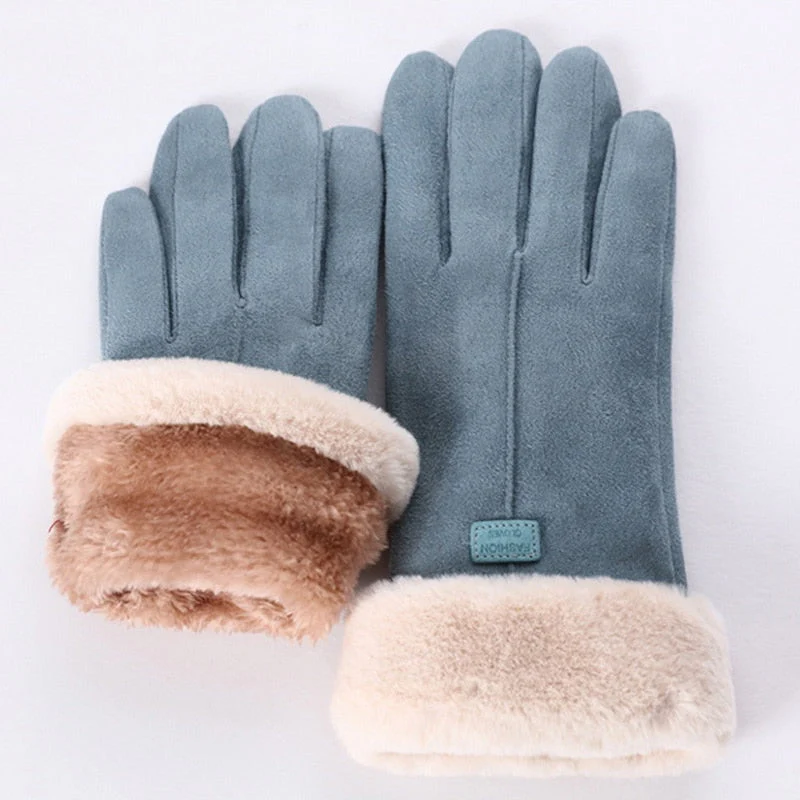 Thermisch gevoerde winterhandschoenen met touchscreen en waterafstoting