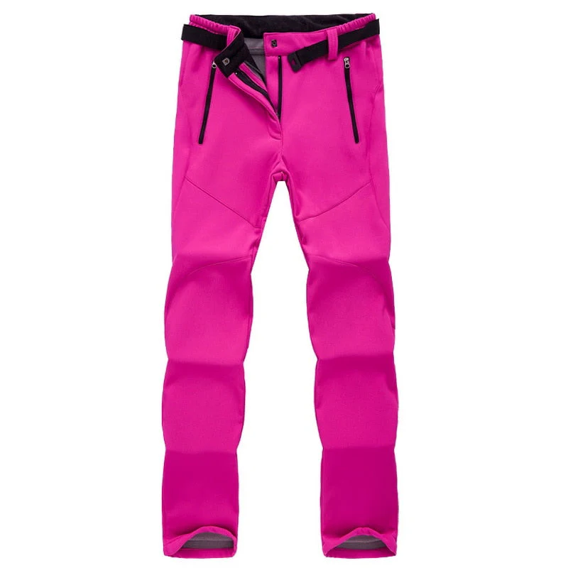 Waterafstotende Outdoor Wandelbroek voor Dames – Warm en Rekbaar met Ritszakken