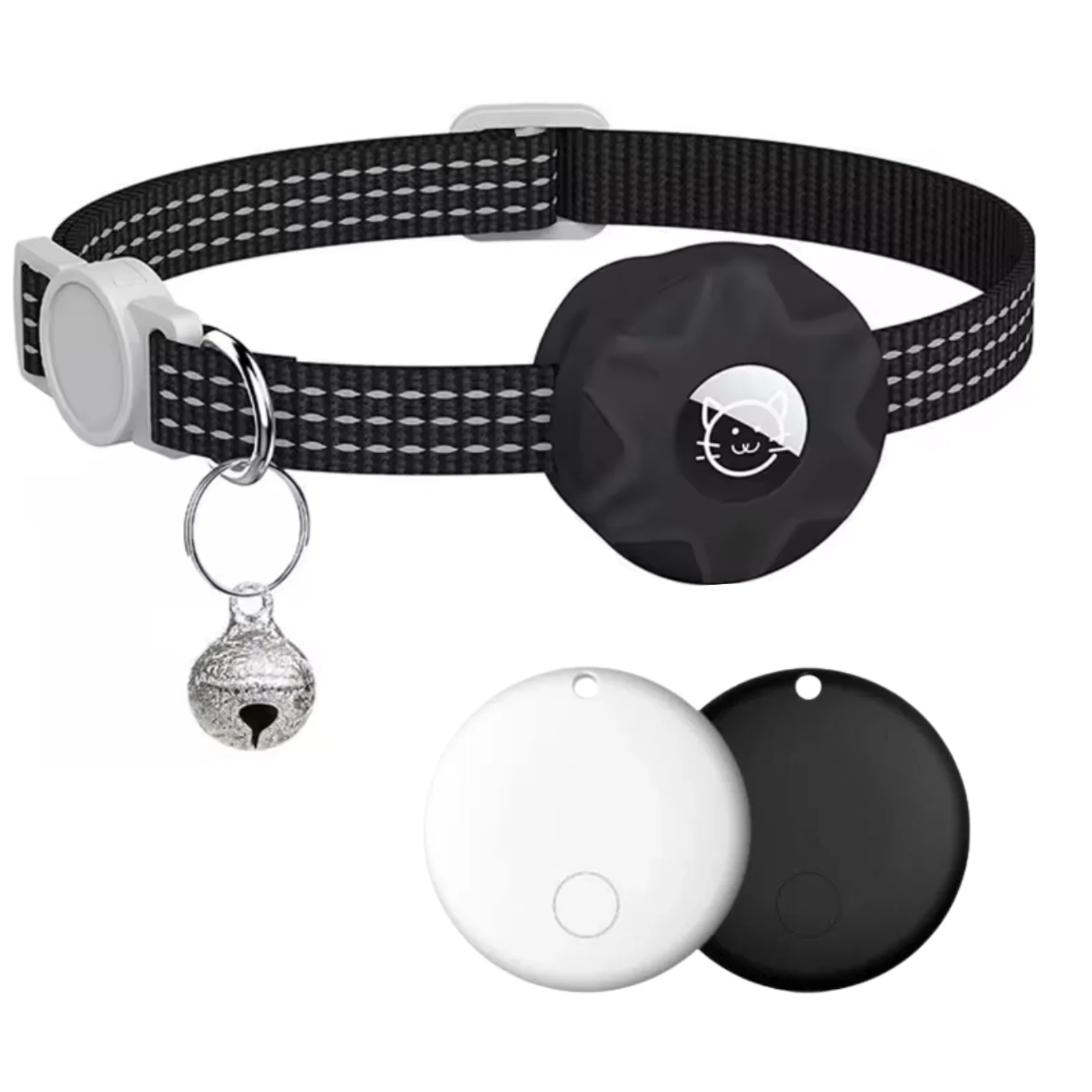 Huisdier Veiligheidsset – Slimme Hond en Kat Tracker met Reflecterende Halsband