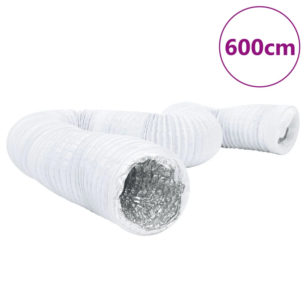vidaXL Ventilatieslang Ø12,5 cm 6 m aluminium en PVC