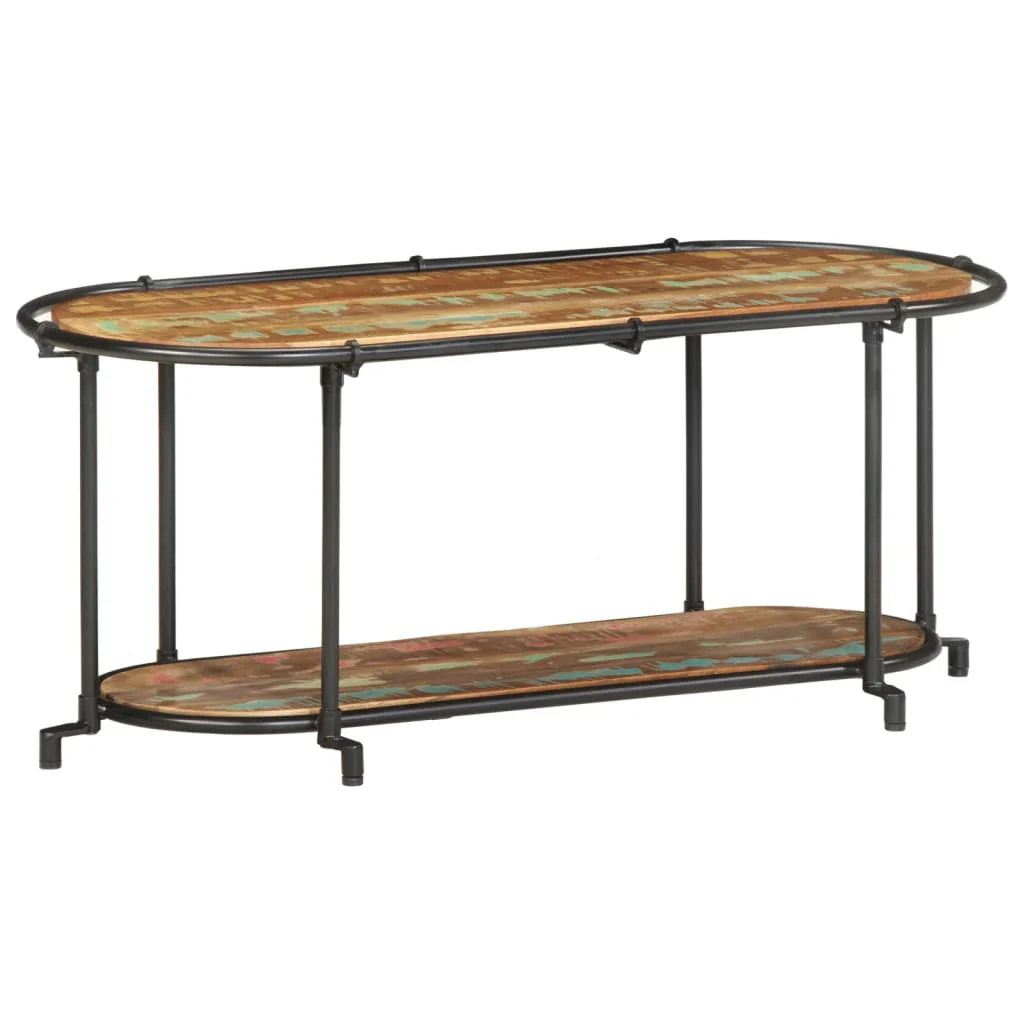 vidaXL Tv-meubel 200x42x40 cm massief gerecycled hout