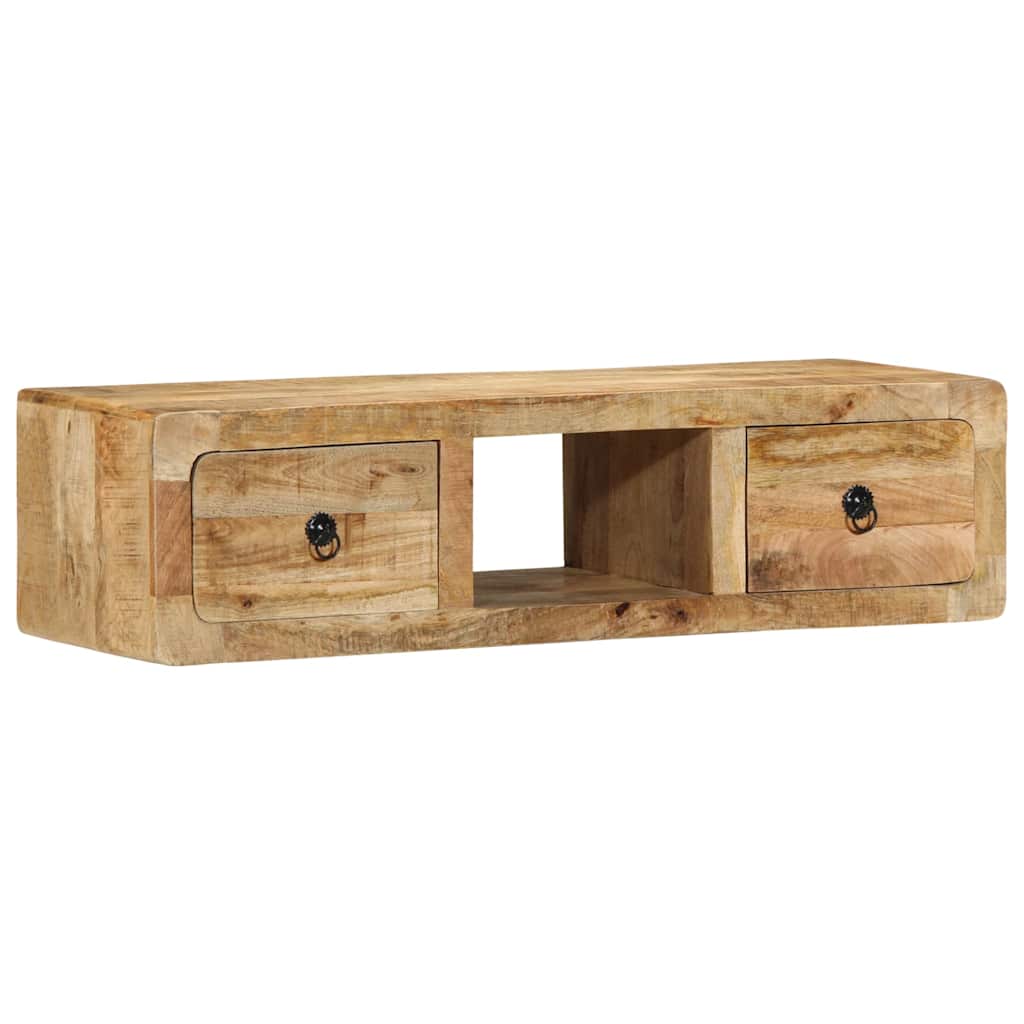 vidaXL Tv-meubel wandmontage 100x32x25 cm massief gerecycled hout