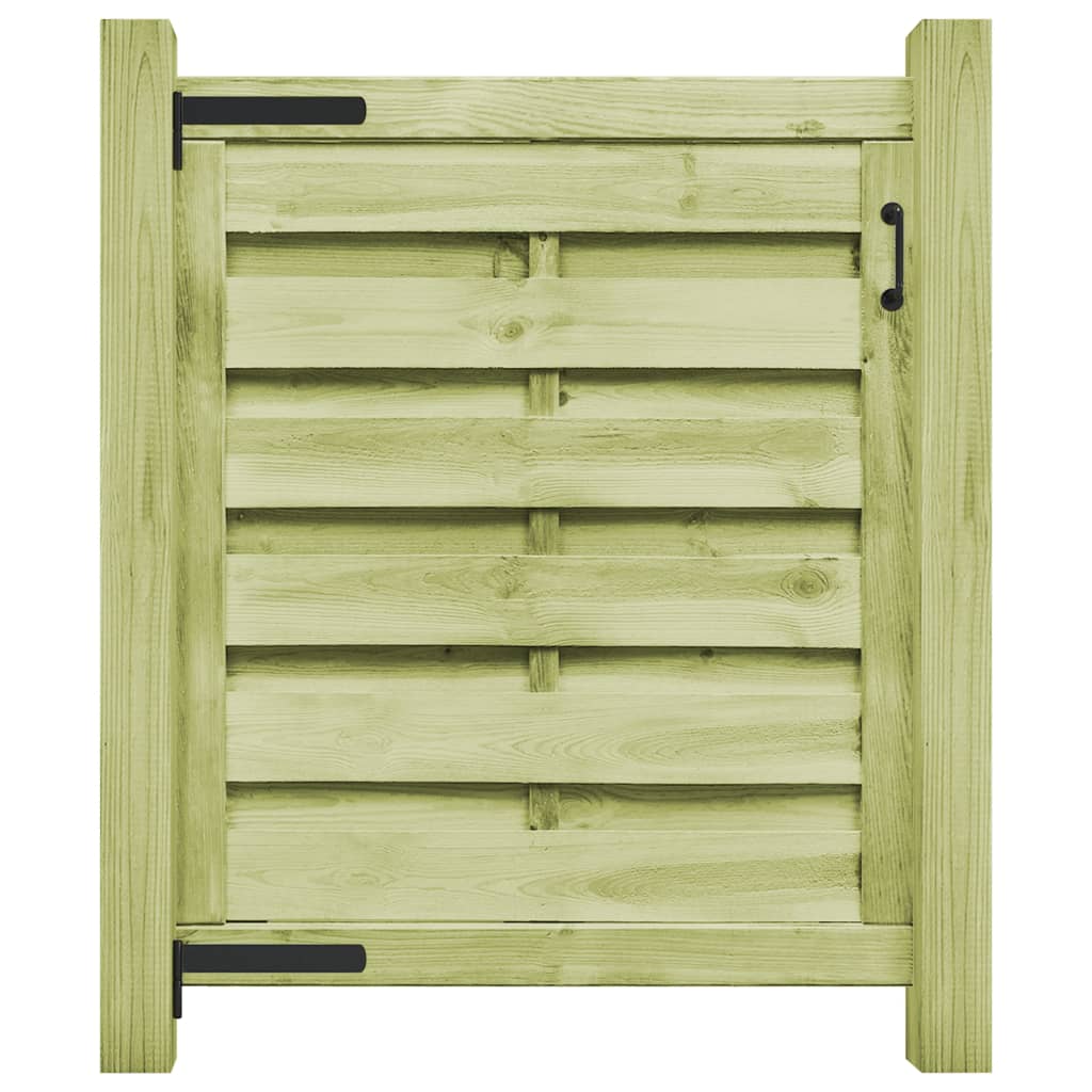 vidaXL Poort 100×75 cm groen geïmpregneerd grenenhout