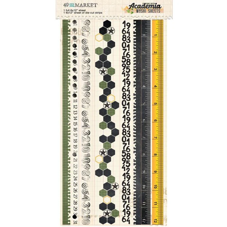 49 and Market – Academia Washi Sheets