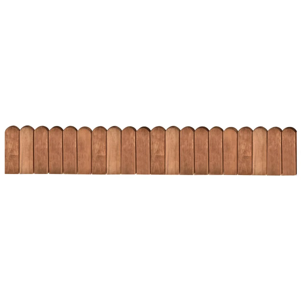 vidaXL Gazonranden 2 st 120 cm geïmpregneerd grenenhout