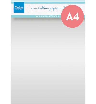 Marianne Design – Vellum paper – 5 x A4 sheets