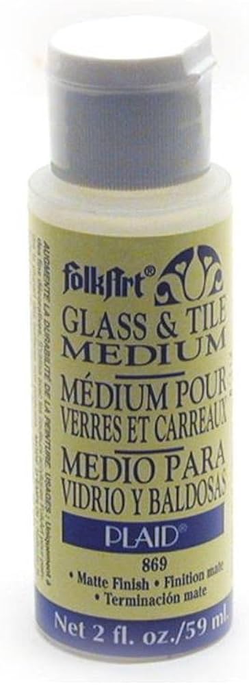 Folkart – Glass & Tile Medium – 869 Matte Finish