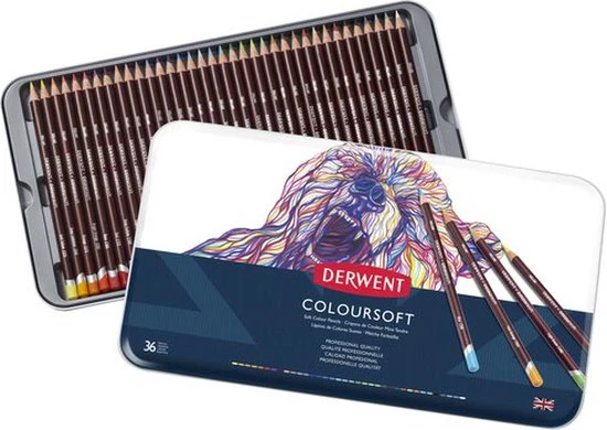 Derwent – Coloursoft 36 kleurpotloden