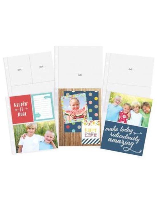 Simple Stories – Pocket Pages Multi Pack Refills 12 Pages