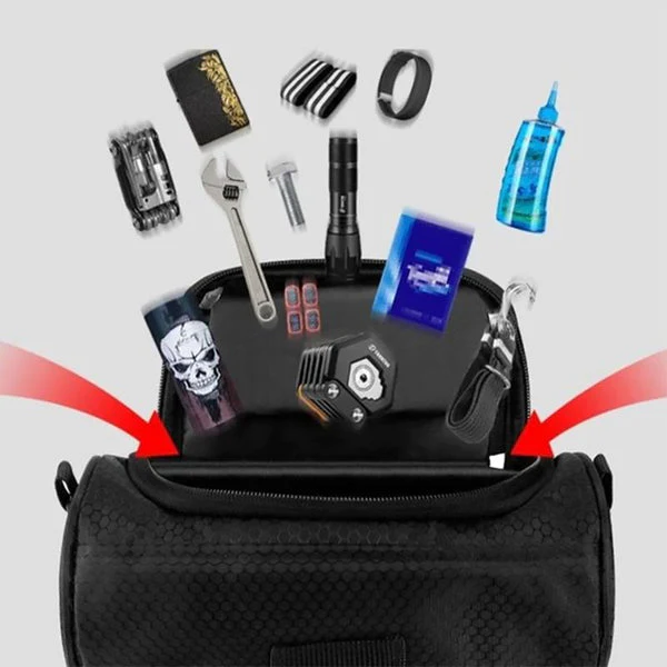 FietsStuur Tas met Touchscreen en Waterdichte Opslag 3,5L