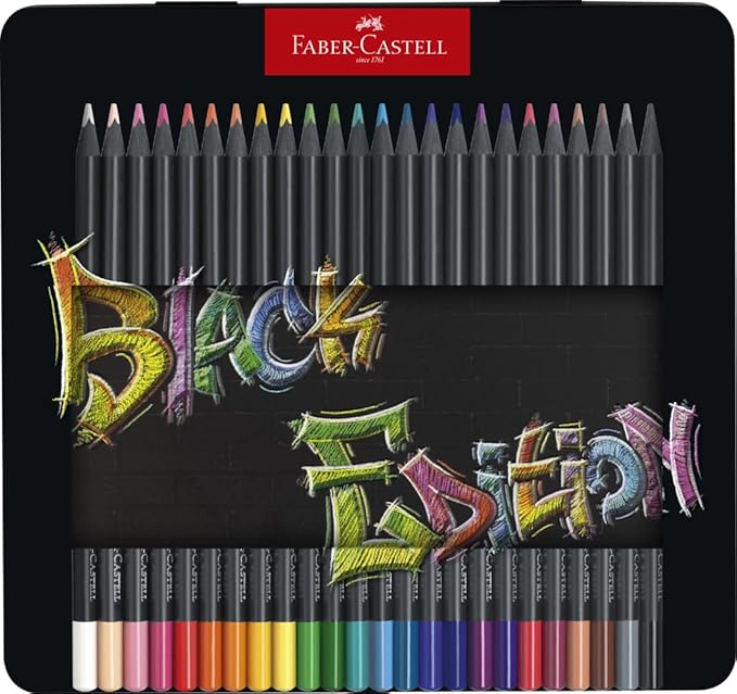Faber-Castell – Black Edition – set 24 kleurpotloden