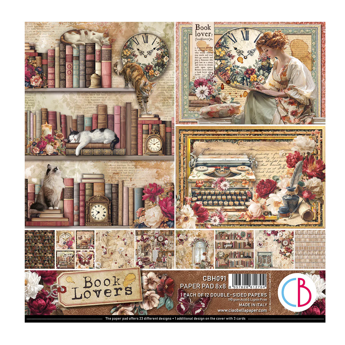 Cia0 Bella Booklovers paperpads