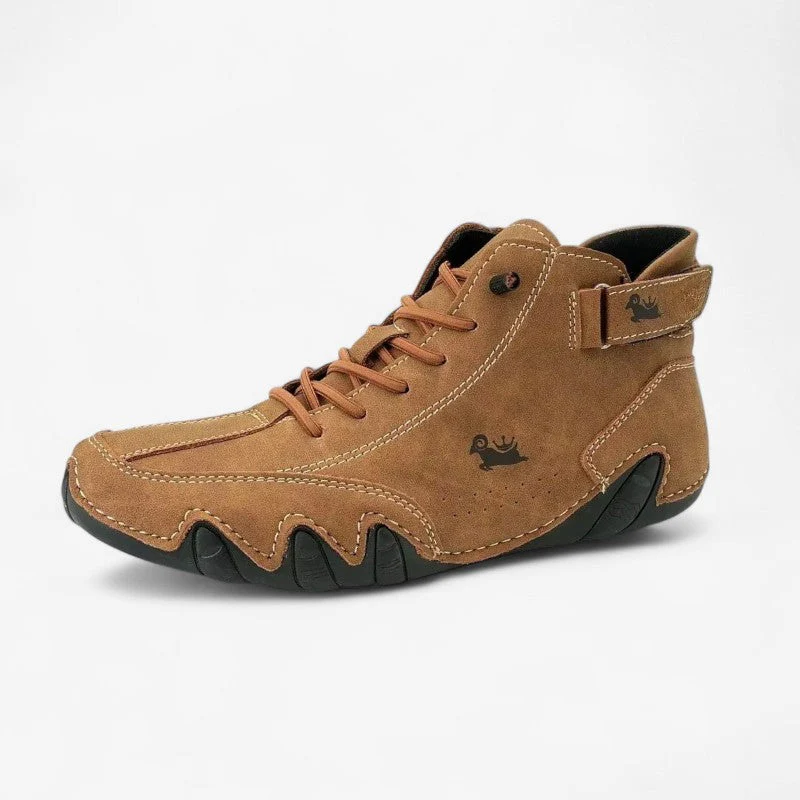 StadsSneak PU Sneakers – Ronde Neus met Antislipzool en Vetersluiting