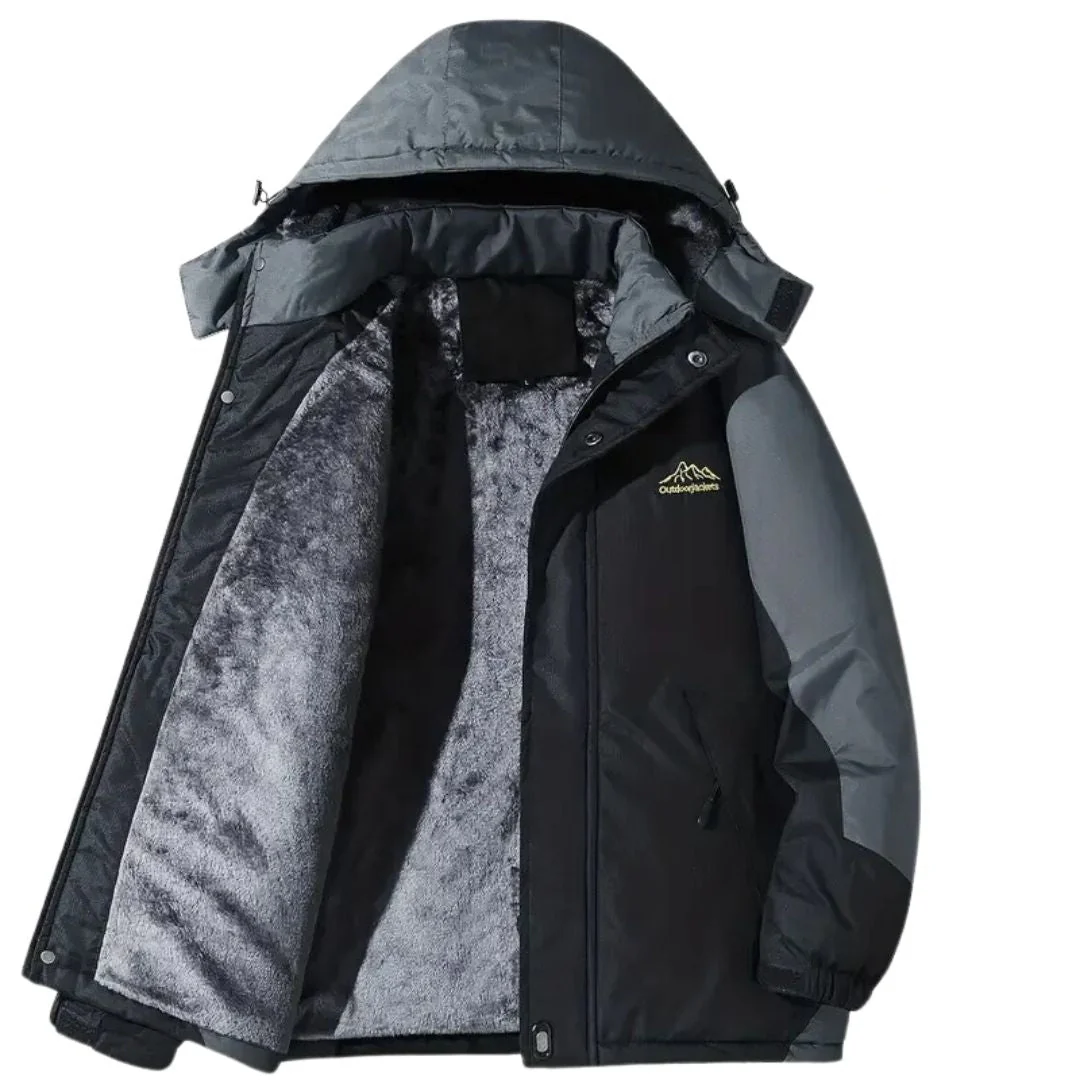 Roderik Herenjas – Water- en Winddichte Winterjas met Fleece-Voering