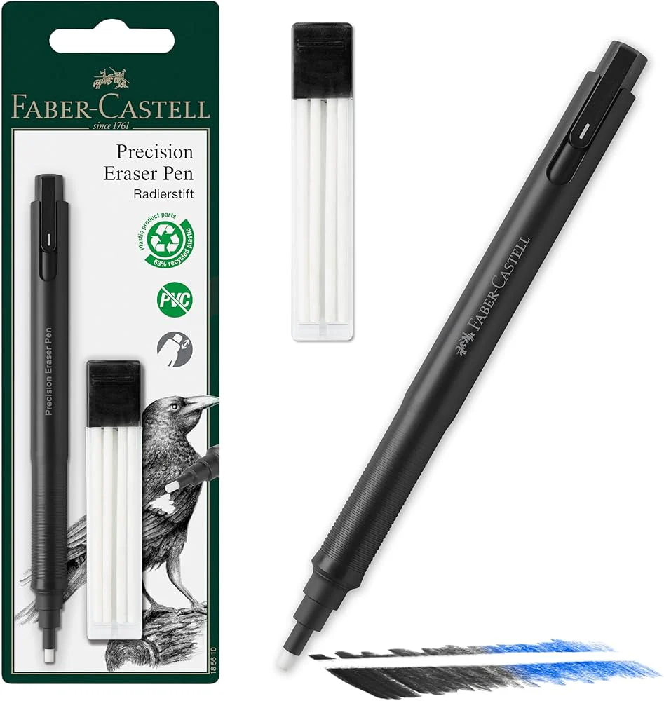 Faber-Castell – Precision Eraser Pen (incl. refill)