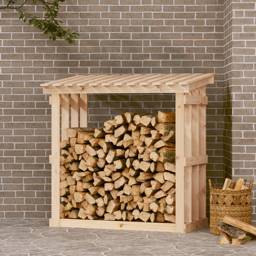vidaXL Haardhoutrek 108×64,5×109 cm massief grenenhout