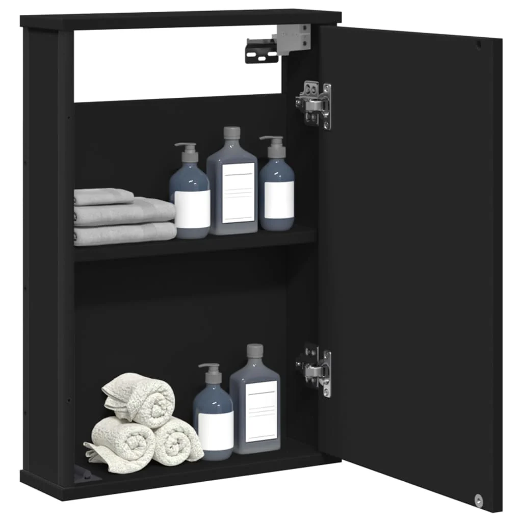 vidaXL Badkamerspiegelkast 42x12x60 cm bewerkt hout oud hout