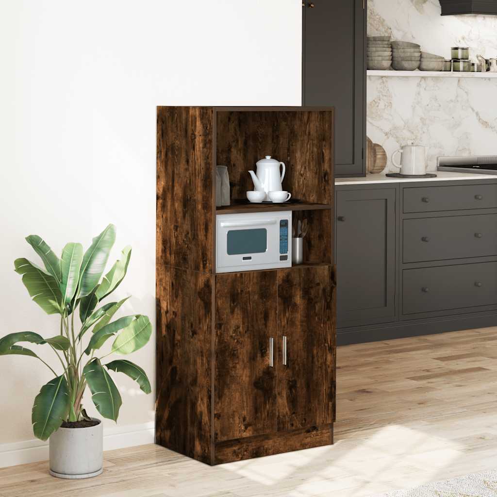 vidaXL Keukenkast 57×41,5×131,5 cm bewerkt hout sonoma eikenkleurig