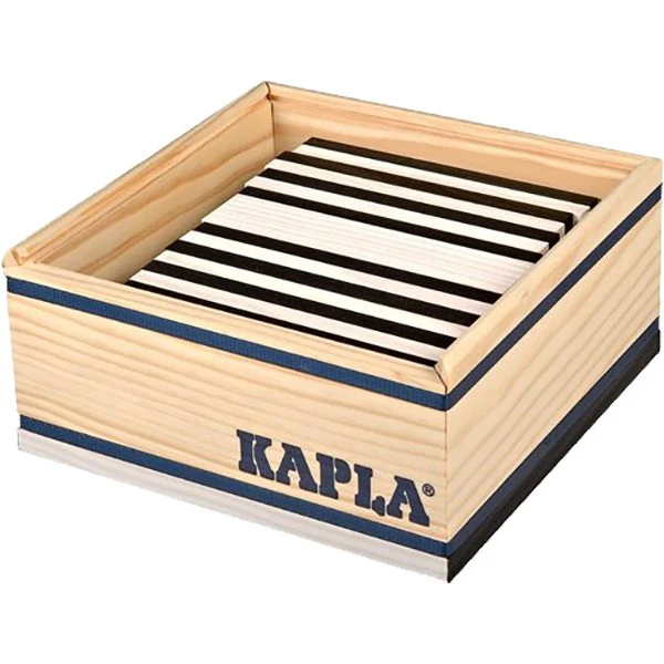 “Kapla Blokken 40 Stuks in Wit/Zwart Kist!”