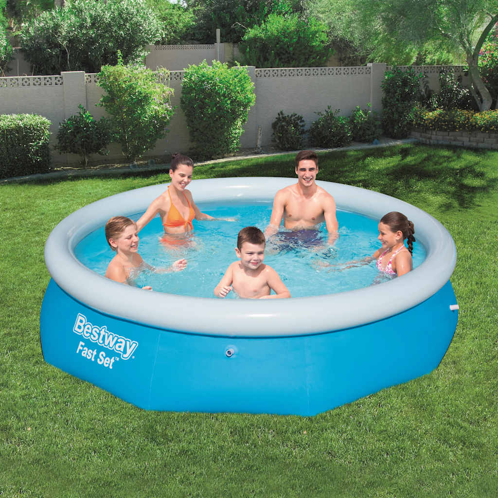 Bestway Zwembad Fast Set opblaasbaar rond 305×76 cm 57266