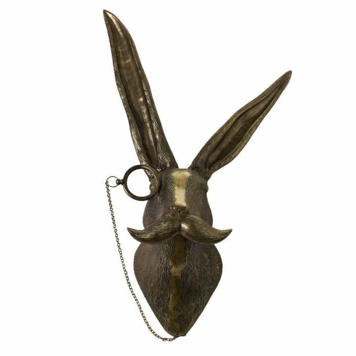ArtBeest Dierenkop Wanddecoratie – Handgeschilderde Speelse Figuren van Hars