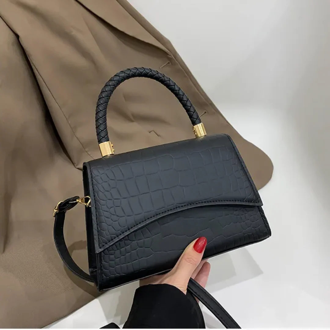 Stijlveer Dames Handtas van PU-leer met Crossbodyband